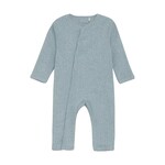 Fixoni FIXONI - Pale blue pointelle romper