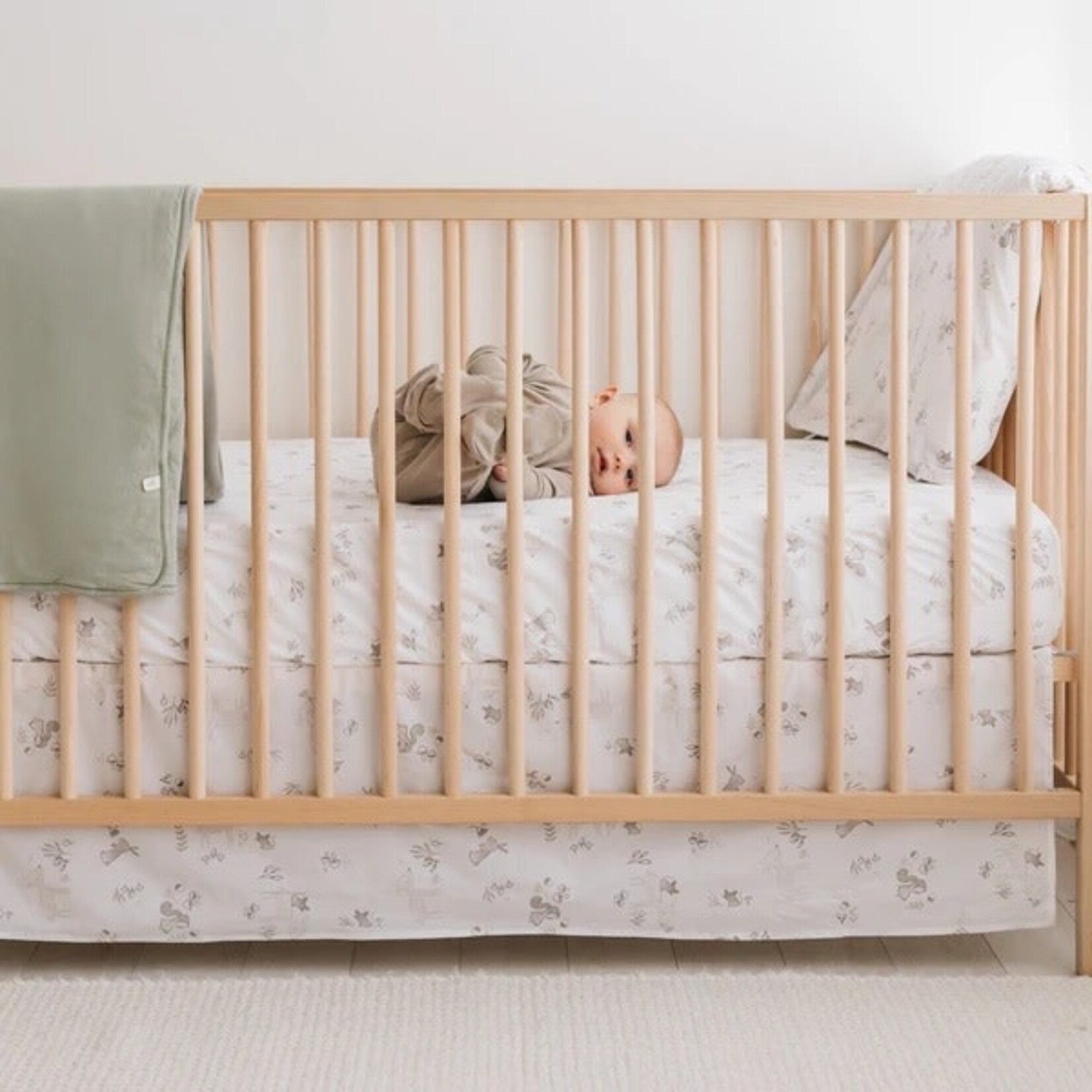 Perlimpinpin PERLIMPINPIN - Cotton fitted sheet - 'Forest'