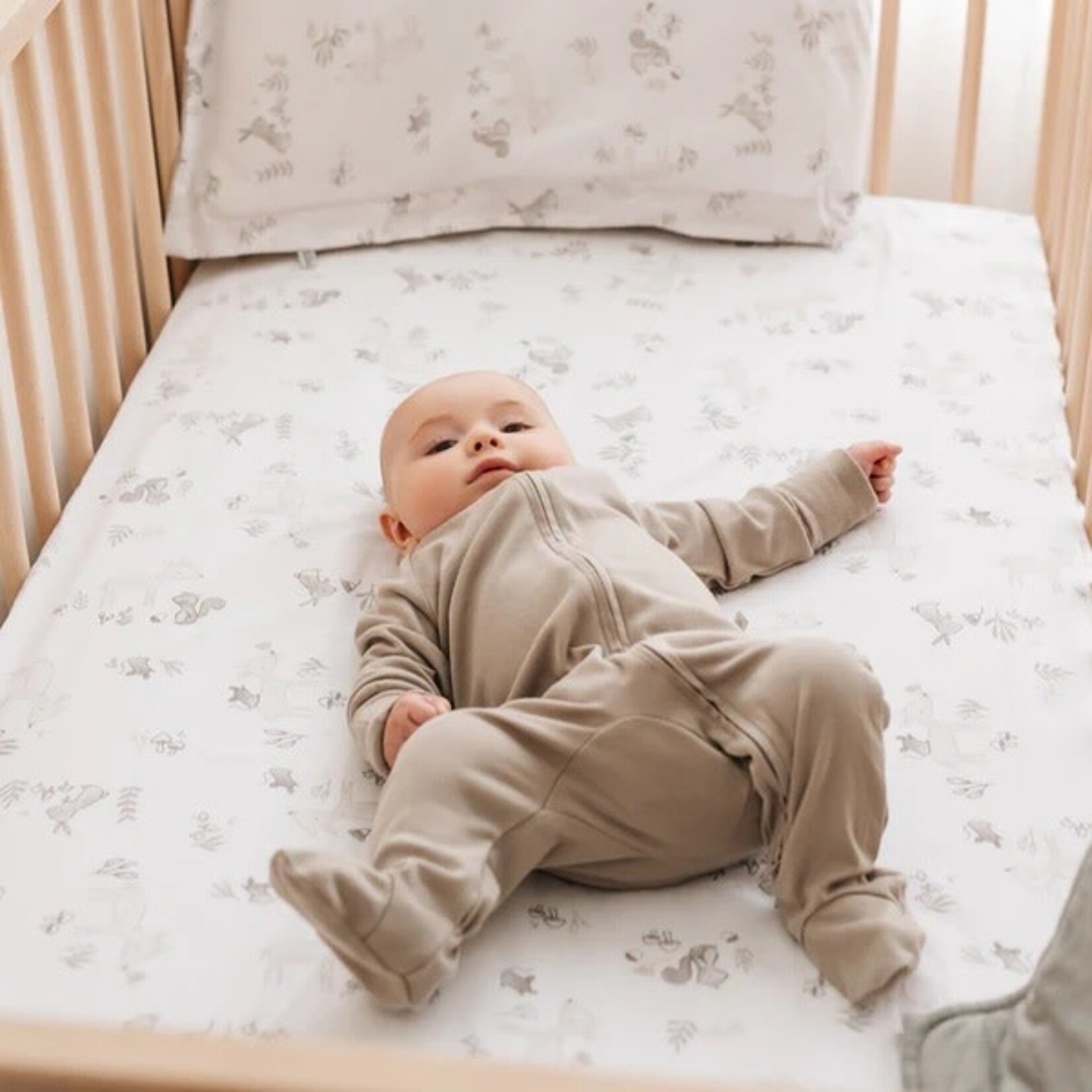 Perlimpinpin PERLIMPINPIN - Cotton fitted sheet - 'Forest'