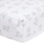 Perlimpinpin PERLIMPINPIN - Cotton fitted sheet - 'Leaves'