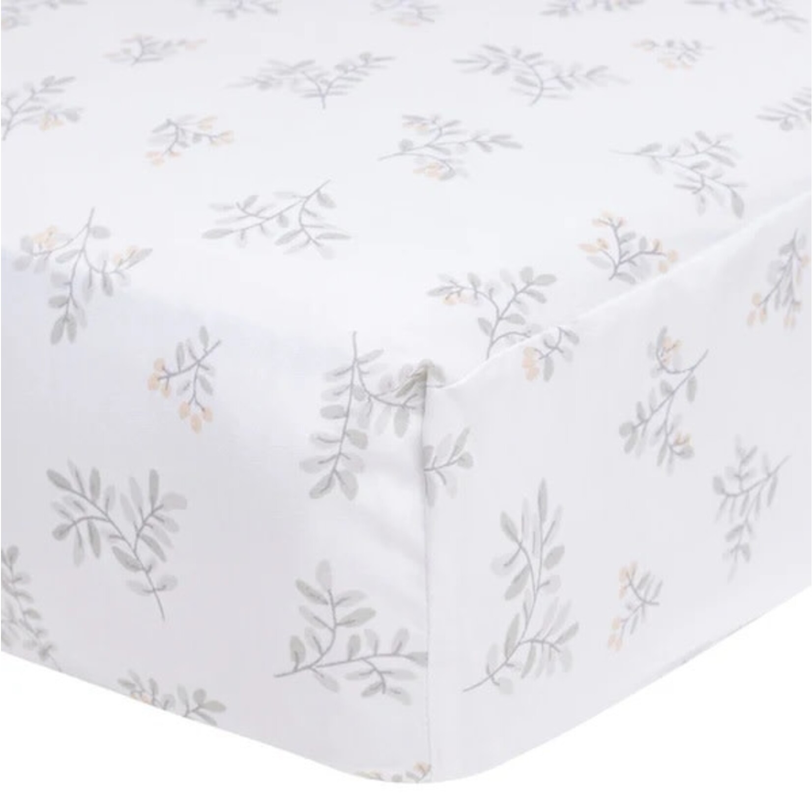 Perlimpinpin PERLIMPINPIN - Cotton fitted sheet - 'Leaves'