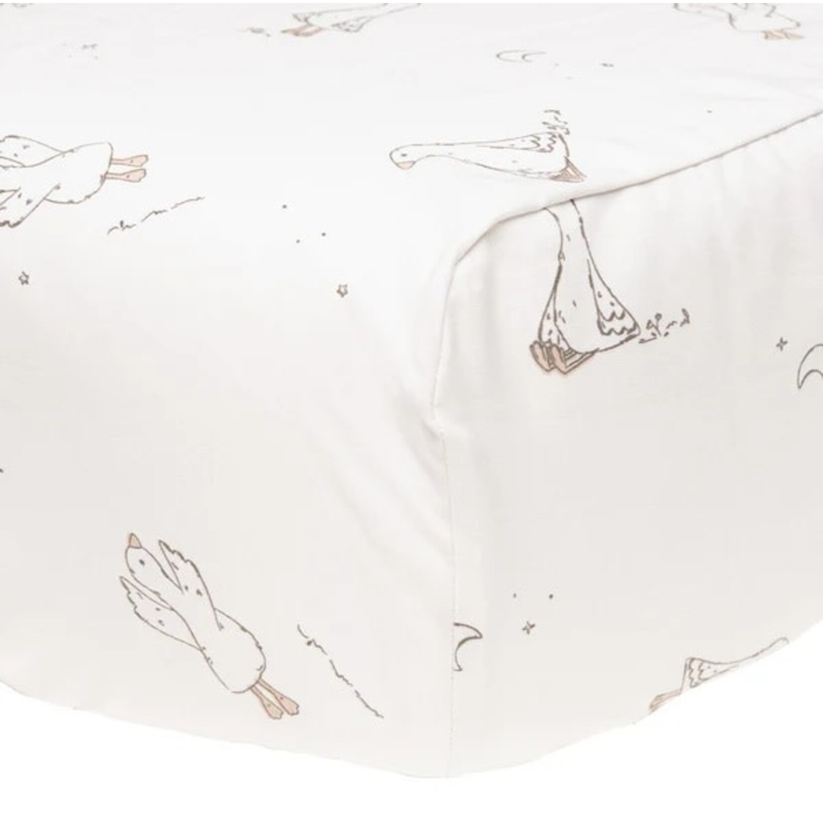 Perlimpinpin PERLIMPINPIN - Cotton fitted sheet - 'Little Geese'