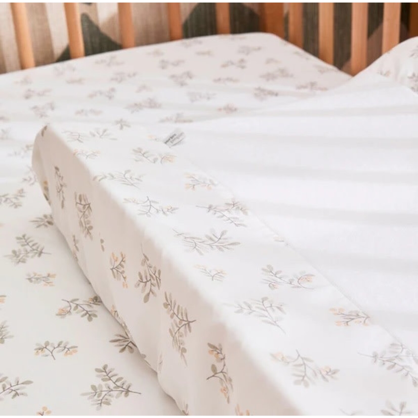 Perlimpinpin PERLIMPINPIN - Changing mat cover - 'Leaves'