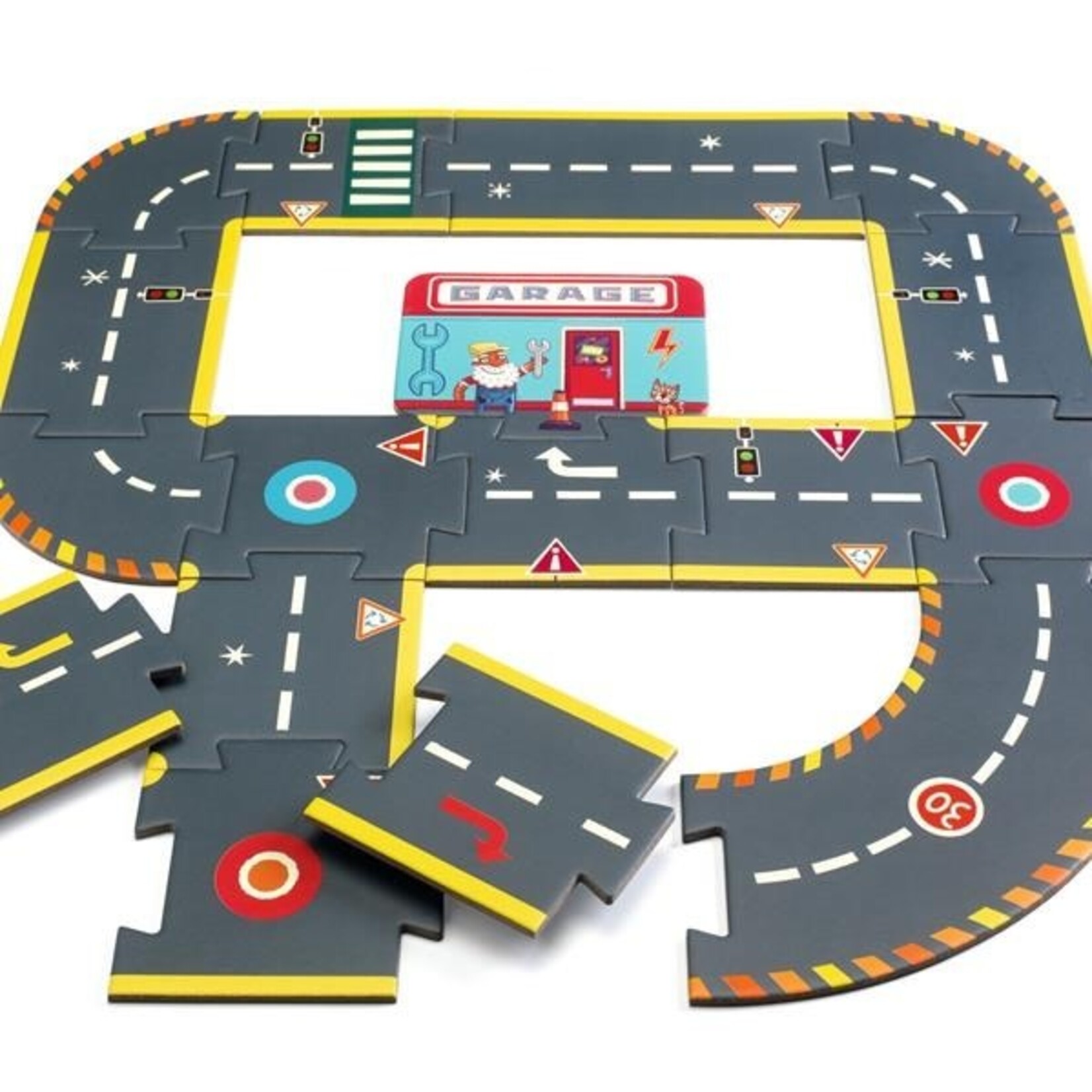 Djeco DJECO - Crazy Motors / Giant Circuit Puzzle - 26pcs