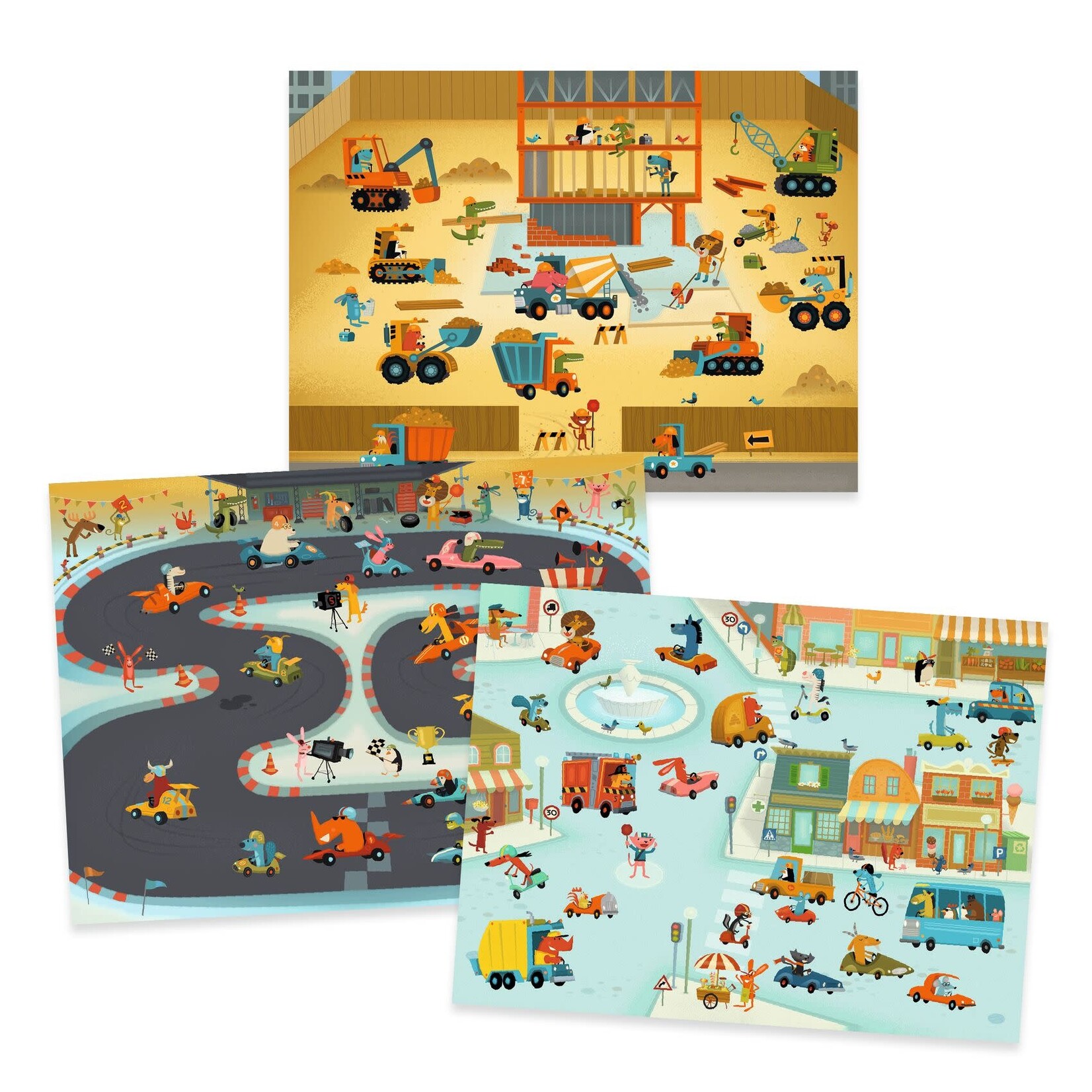 Djeco DJECO - 100 decals 'Asphalt'
