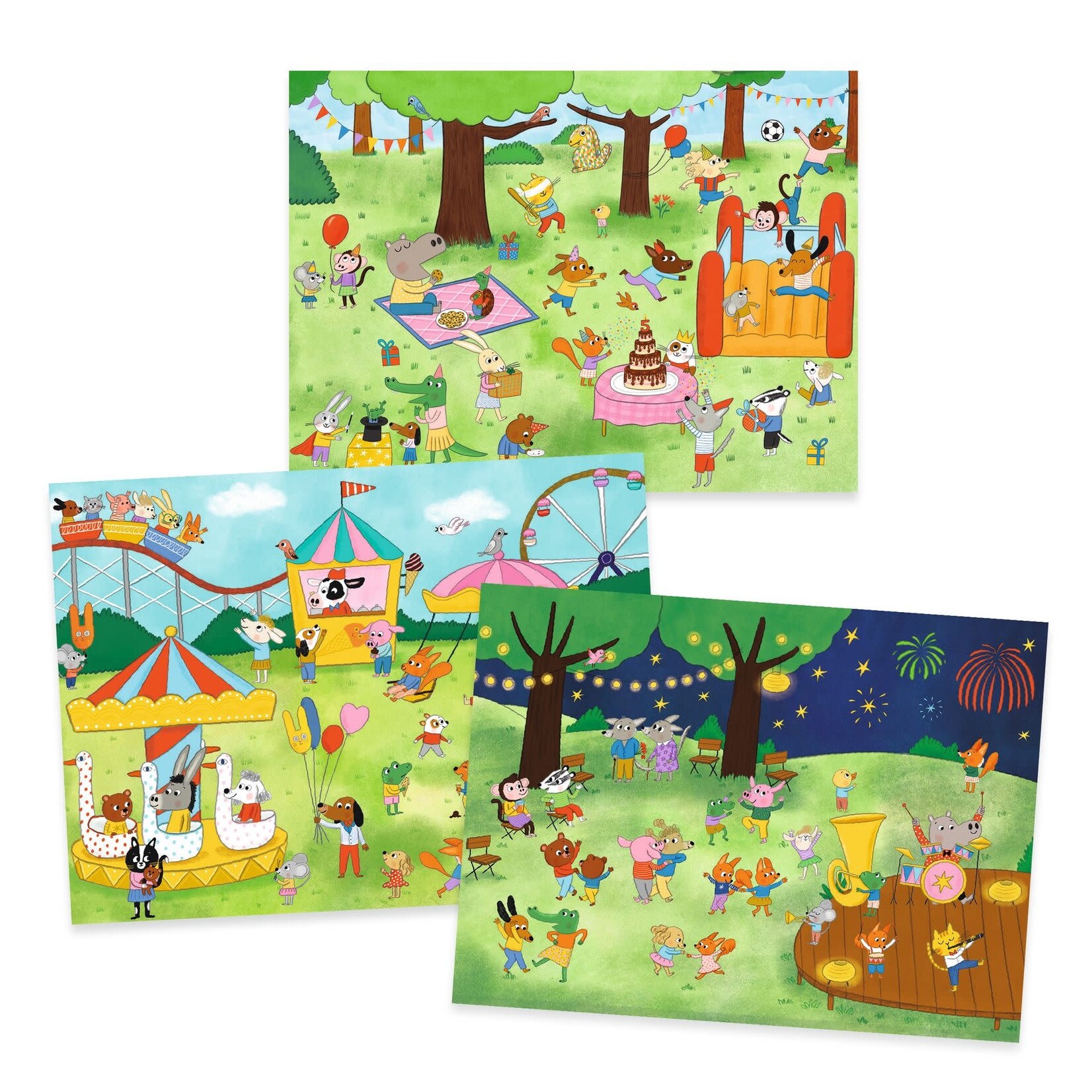 Djeco DJECO - 100 decals 'Party time!'