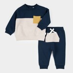Petit Lem PETIT LEM - Ensemble chandail et pantalon à blocs de couleurs