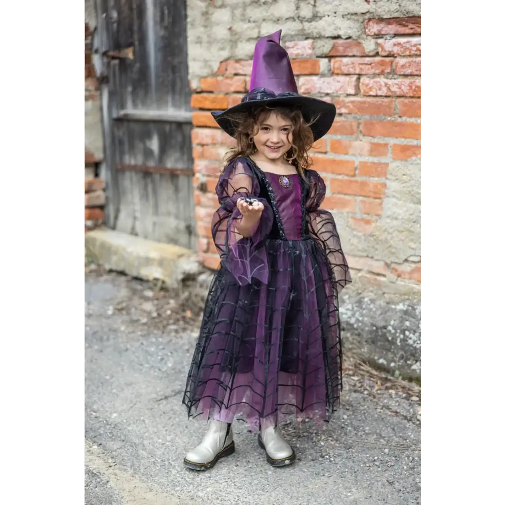 Great Pretenders GREAT PRETENDERS - Amethyst the Spider Witch Dress with Hat