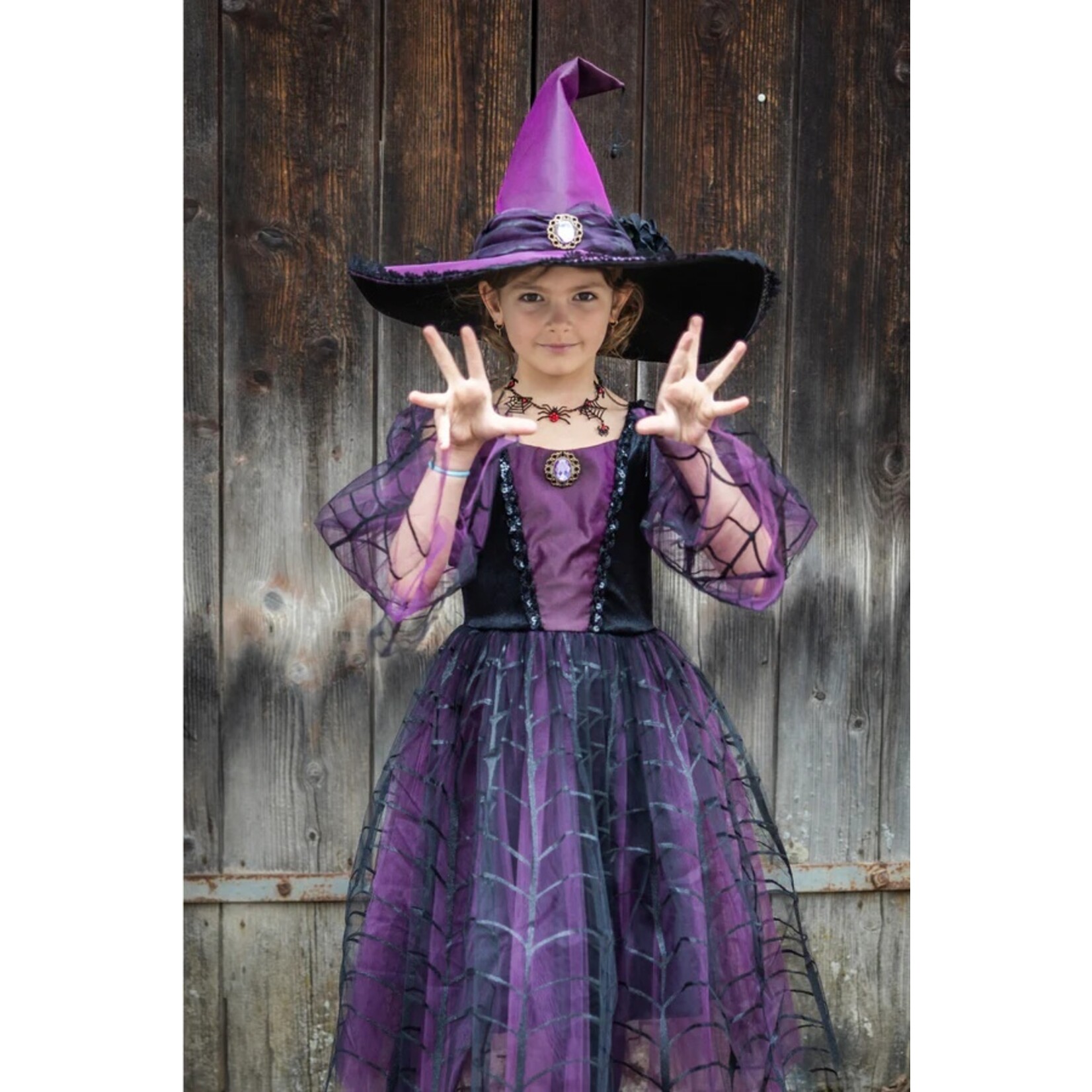 Great Pretenders GREAT PRETENDERS - Amethyst the Spider Witch Dress with Hat