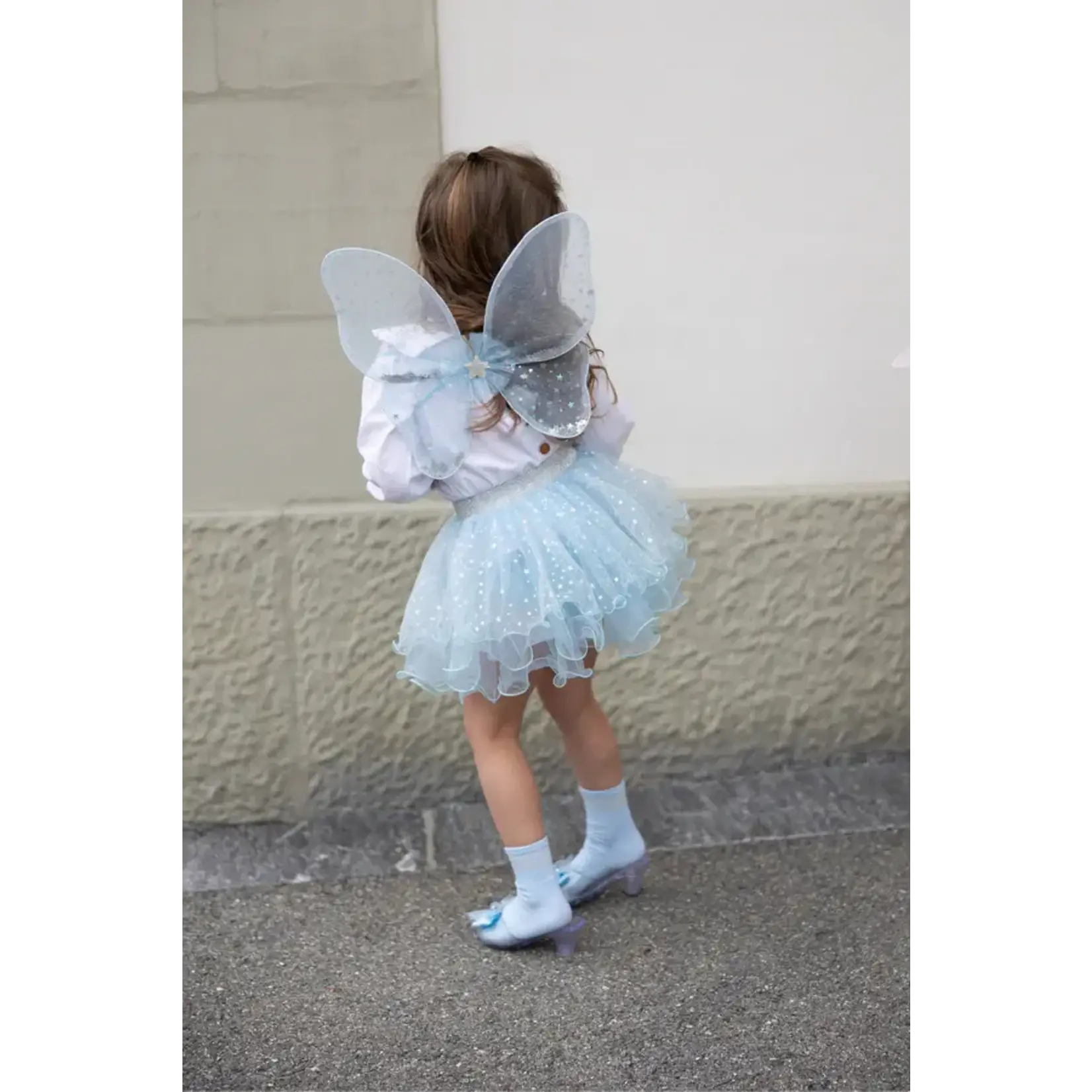 Great Pretenders GREAT PRETENDERS - Iridescent Celestrial Fairy Wings, Tutu, Wand