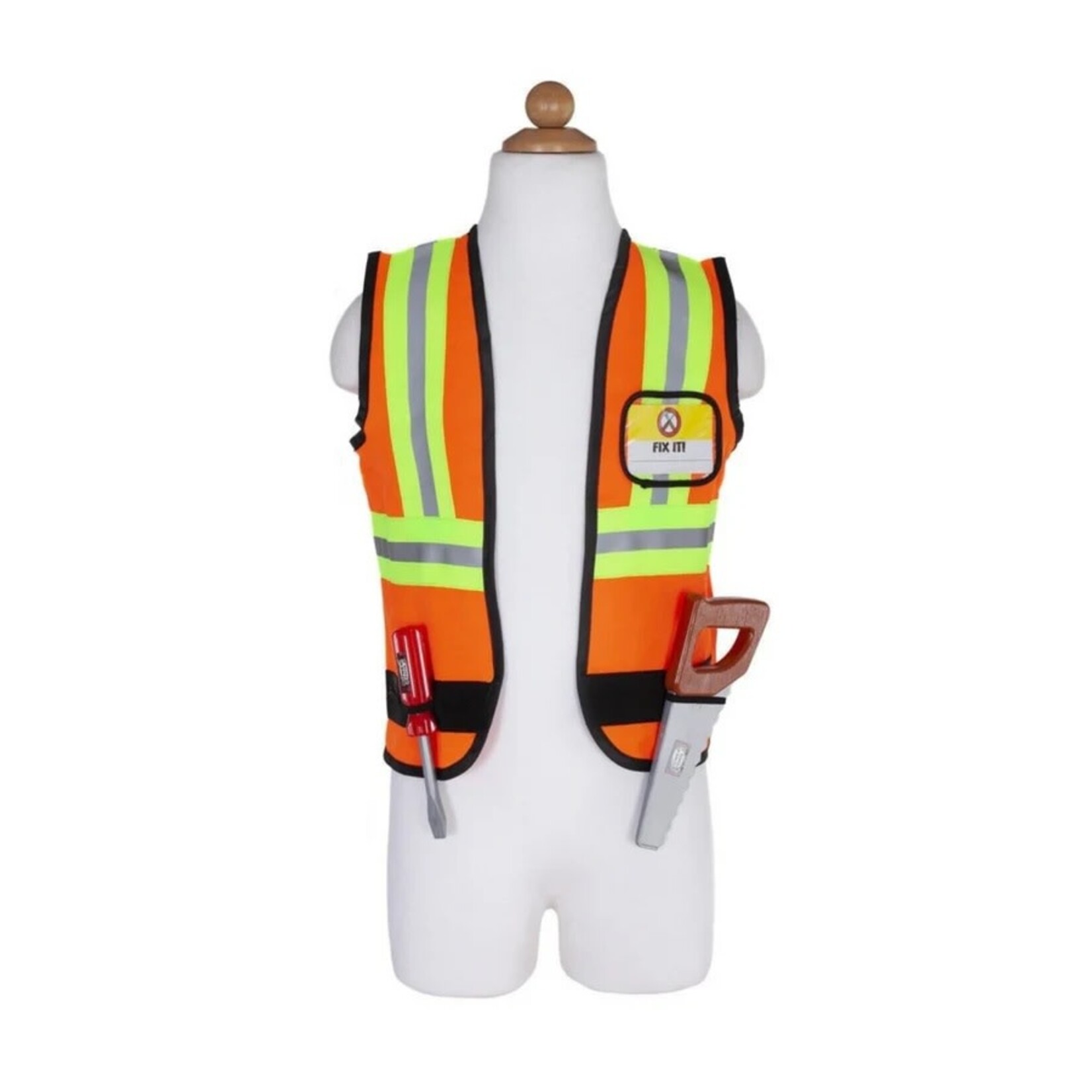 Great Pretenders GREAT PRETENDERS - Construction Worker Costume (7 Pieces)