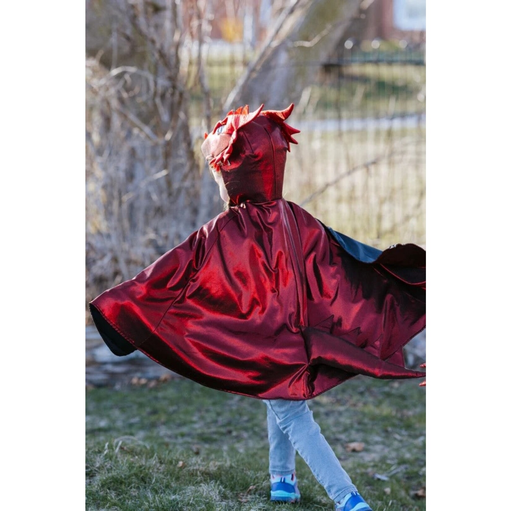 Great Pretenders GREAT PRETENDERS - Ruby The Metallic Dragon Cape