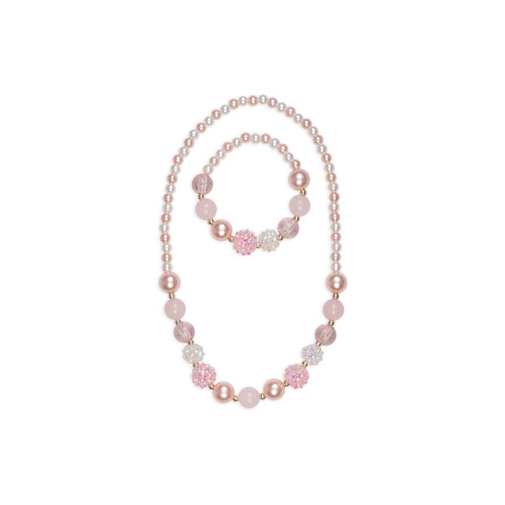 Great Pretenders GREAT PRETENDERS - Pinky Pearl - Necklace & Bracelet Set