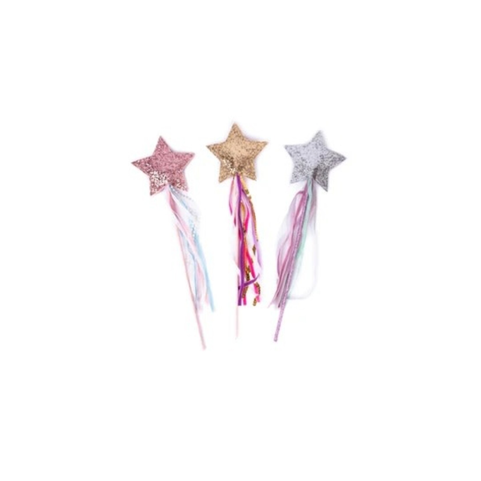 Great Pretenders GREAT PRETENDERS - Sparkly Gold and Pink Star Wand
