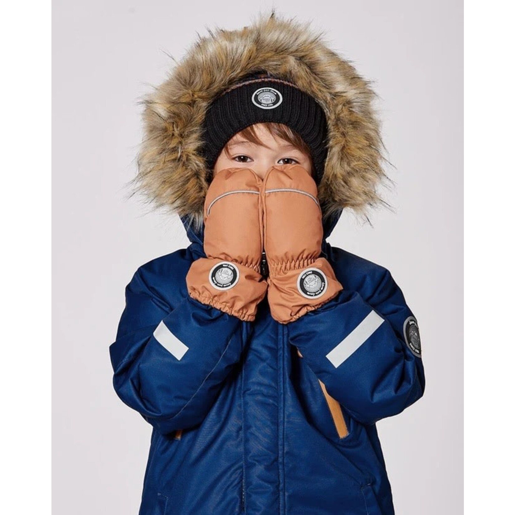 Deux par Deux DEUX PAR DEUX - 'PLAY' Winter Mittens - Brown Sugar