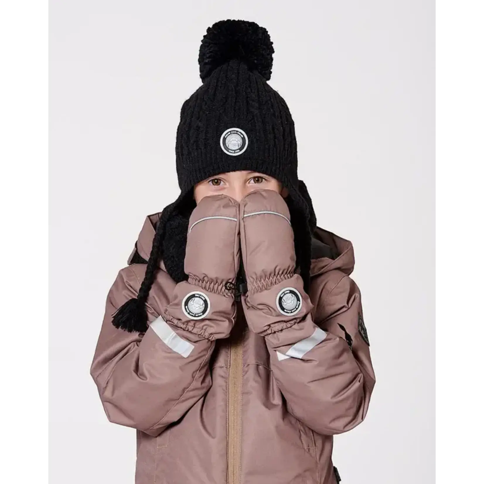 Deux par Deux DEUX PAR DEUX - 'PLAY' Winter Mittens - Taupe