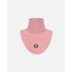 Deux par Deux DEUX PAR DEUX - Cache-cou avec plastron en polaire et tricot - Vieux rose