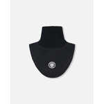 Deux par Deux DEUX PAR DEUX - Cache-cou avec plastron en polaire et tricot - Noir
