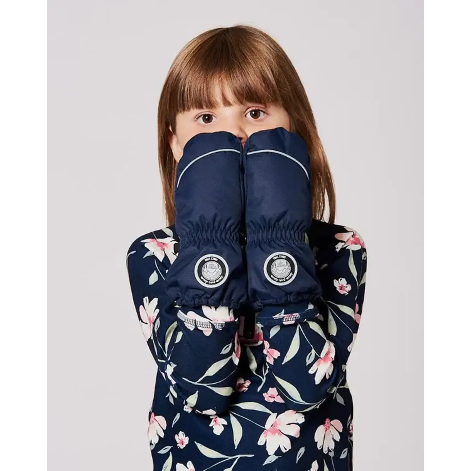 Deux par Deux DEUX PAR DEUX - 'PLAY' Winter Mittens - Navy blue