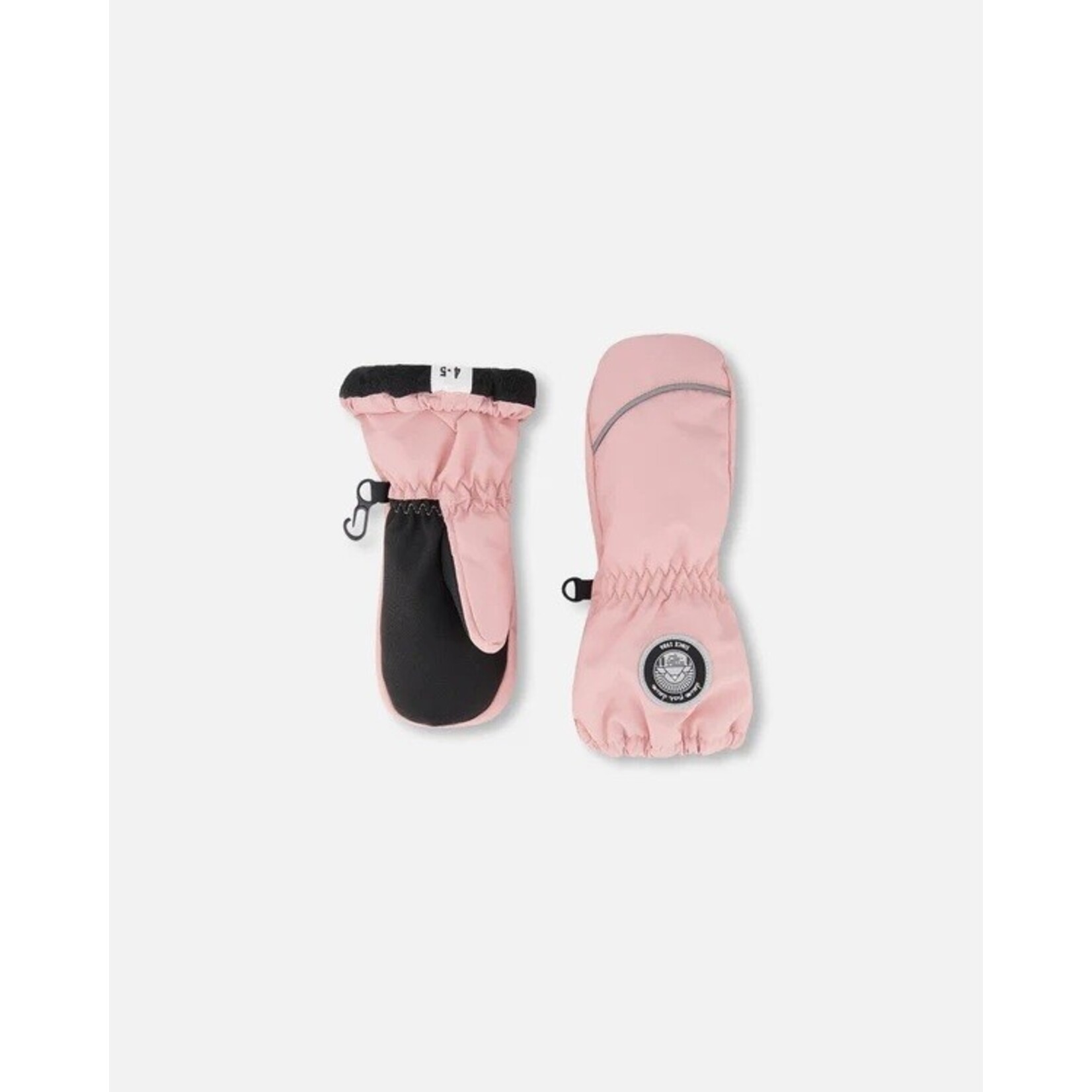 Deux par Deux DEUX PAR DEUX - 'PLAY' Winter Mittens - Dusty pink