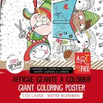 Pico PICO - Affiche géante à colorier - C'est l'hiver!