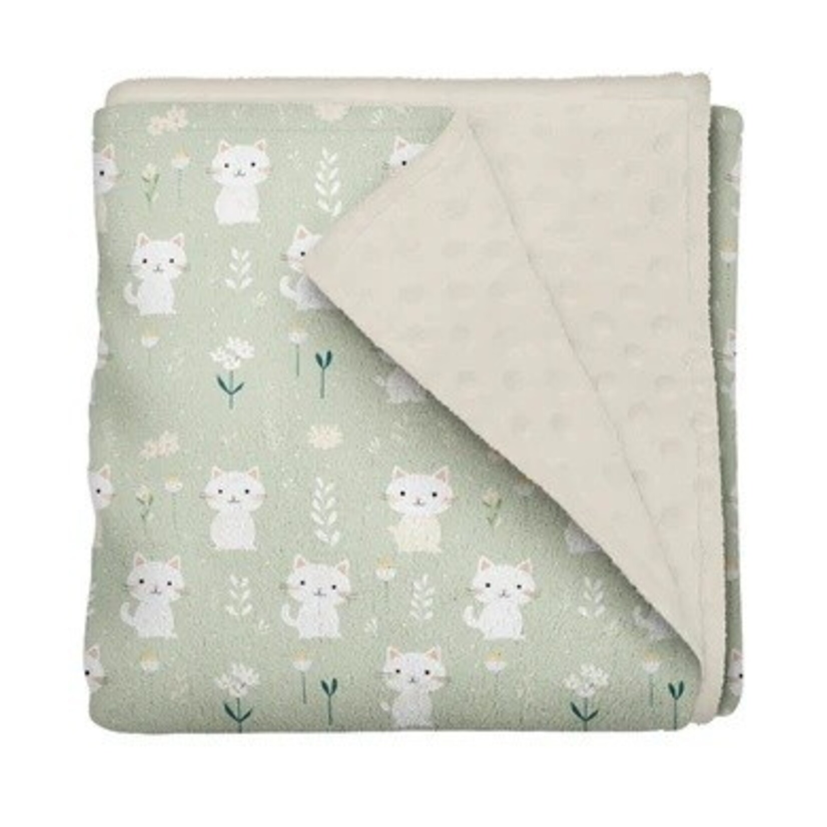 Olé Hop - Minky blanket - Cute kittens