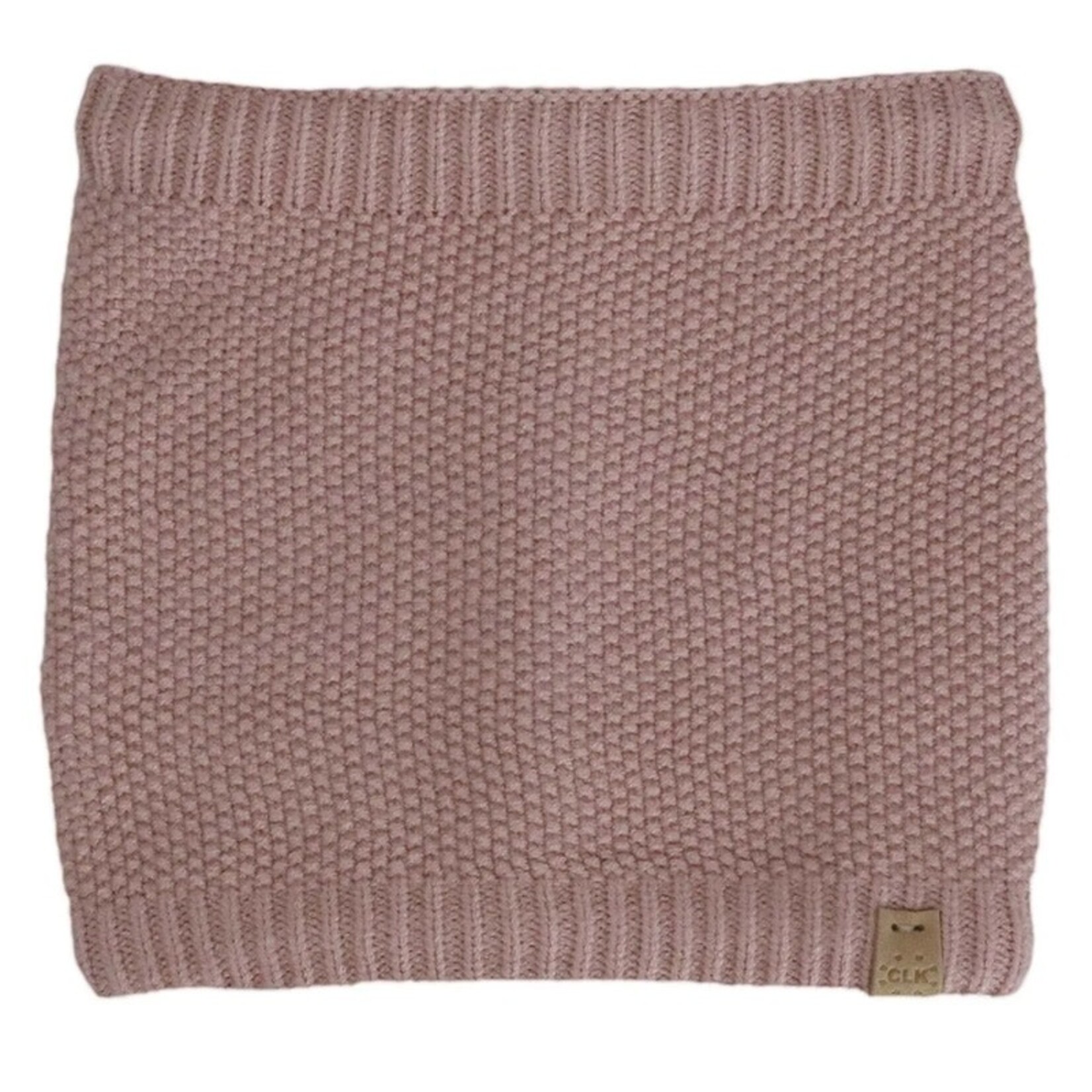 Calikids CALIKIDS - Cache-cou en tricot de coton - Rose poudré