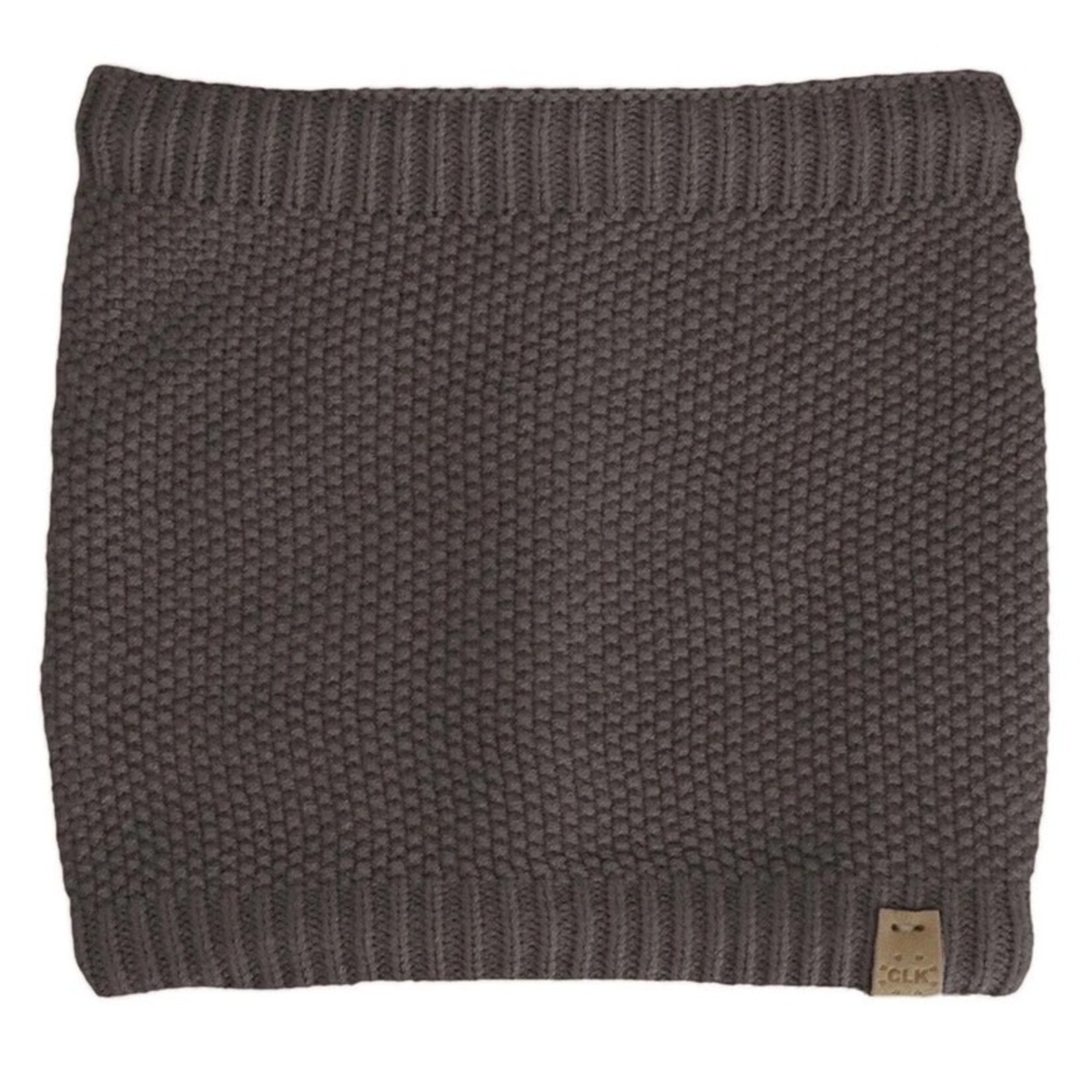 Calikids CALIKIDS - Cache-cou en tricot de coton - Brun morille