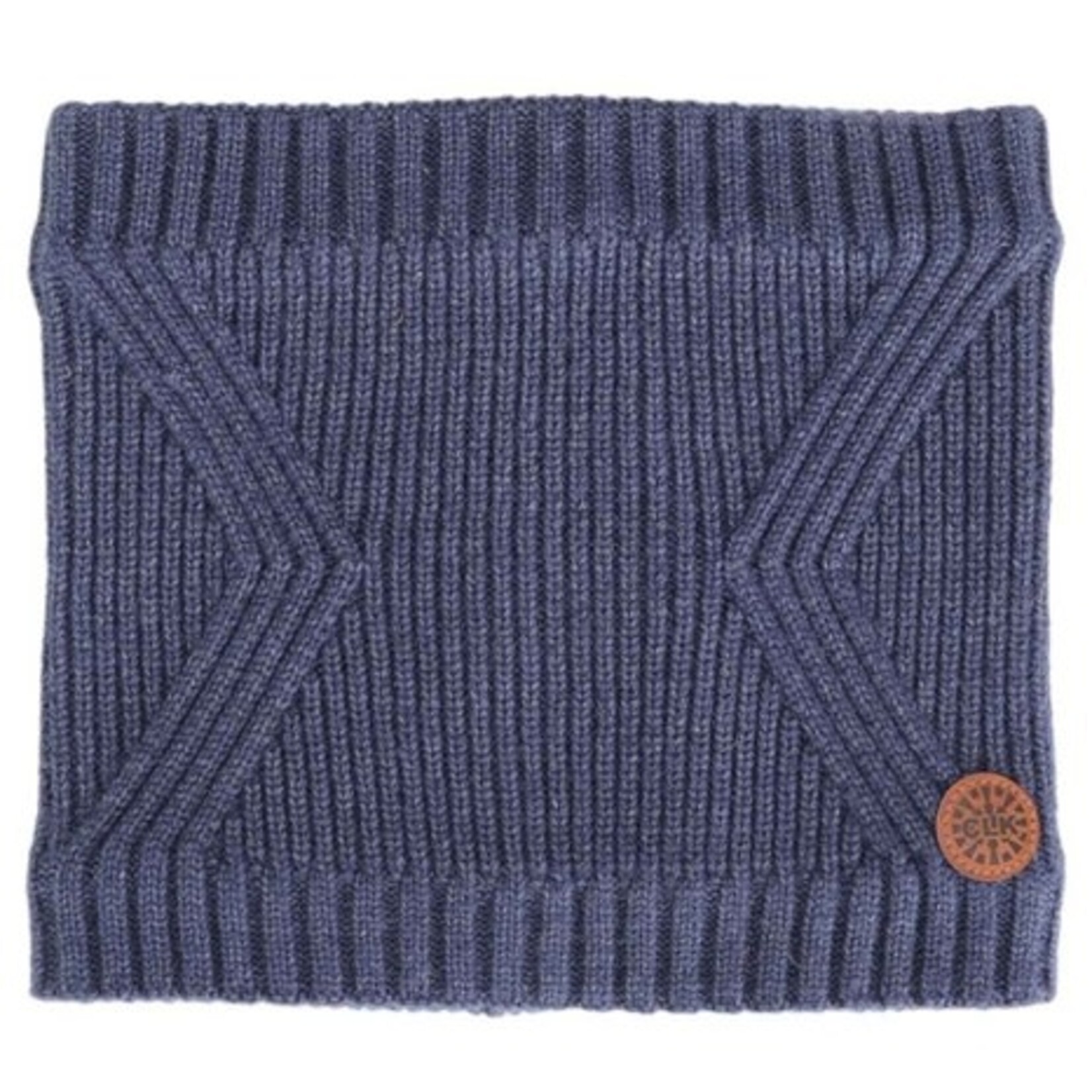 Calikids CALIKIDS - Cache-cou en tricot de coton doublé de polar - Bleu