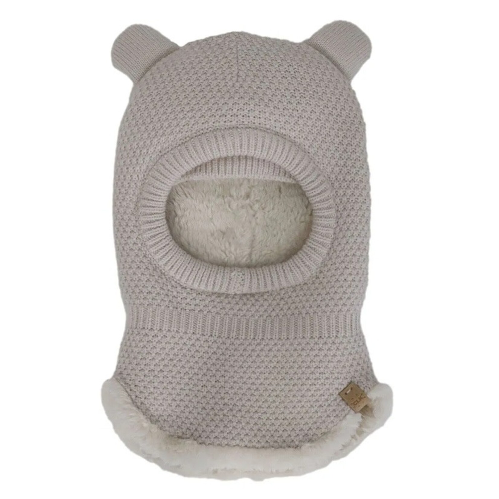Calikids CALIKIDS - Cagoule ourson en tricot - blanc crème