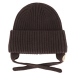 Calikids CALIKIDS - Tuque doublée en tricot doux - café