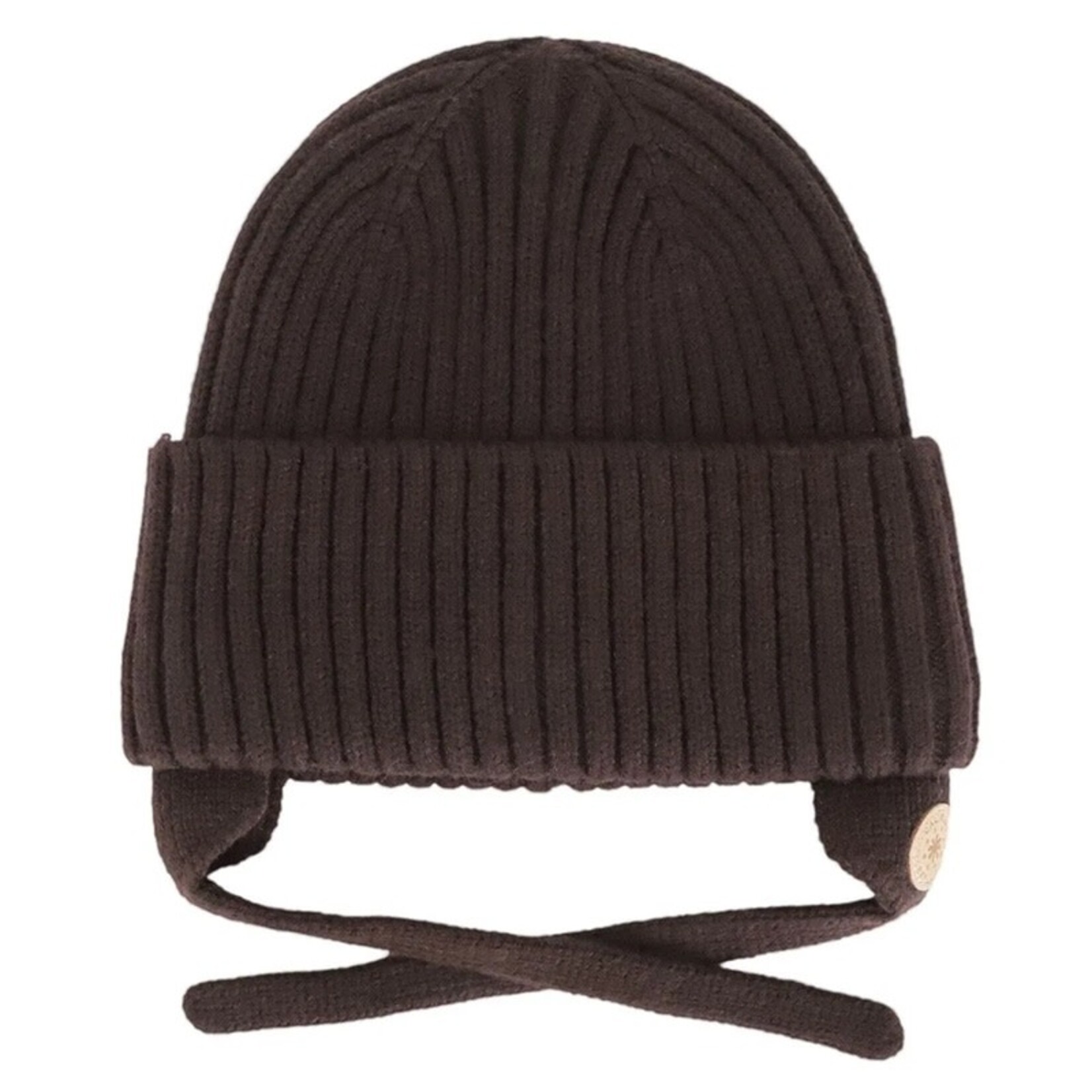 Calikids CALIKIDS - Tuque doublée en tricot doux - café