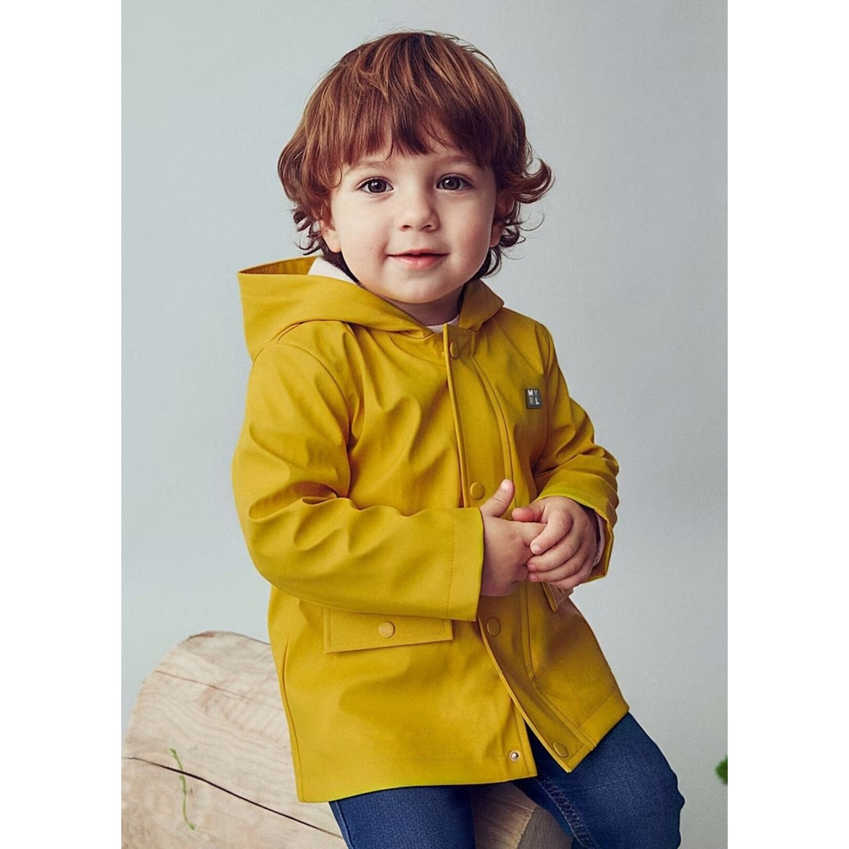 Mayoral MAYORAL - Yellow Waterproof Mid-Season Coat