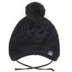 Calikids CALIKIDS - Pompom Knit Lined Hat - Black