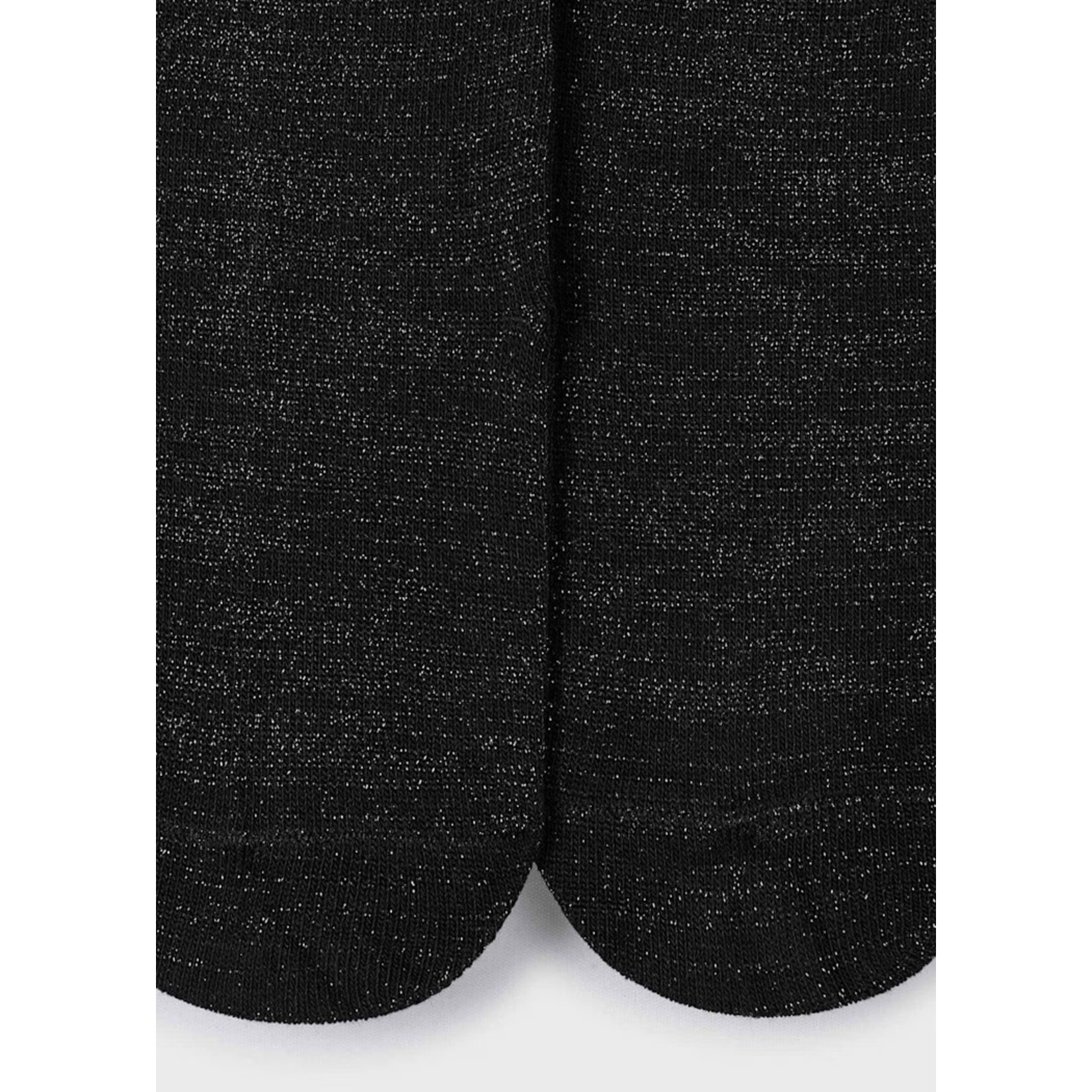 Mayoral MAYORAL - Collants unis noir à paillettes en fil métallique