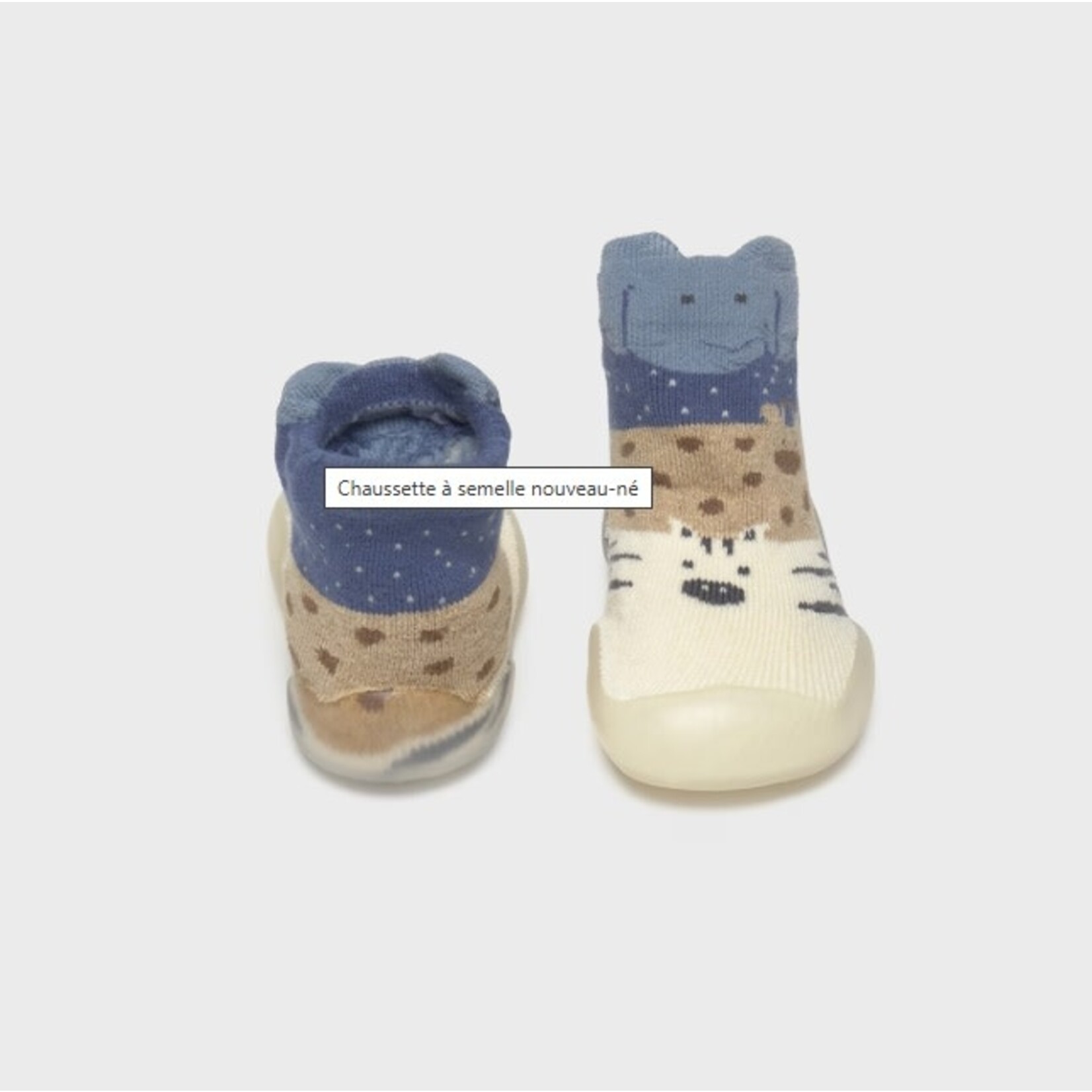 Mayoral MAYORAL - Socks/slippers with non-slip sole- safari