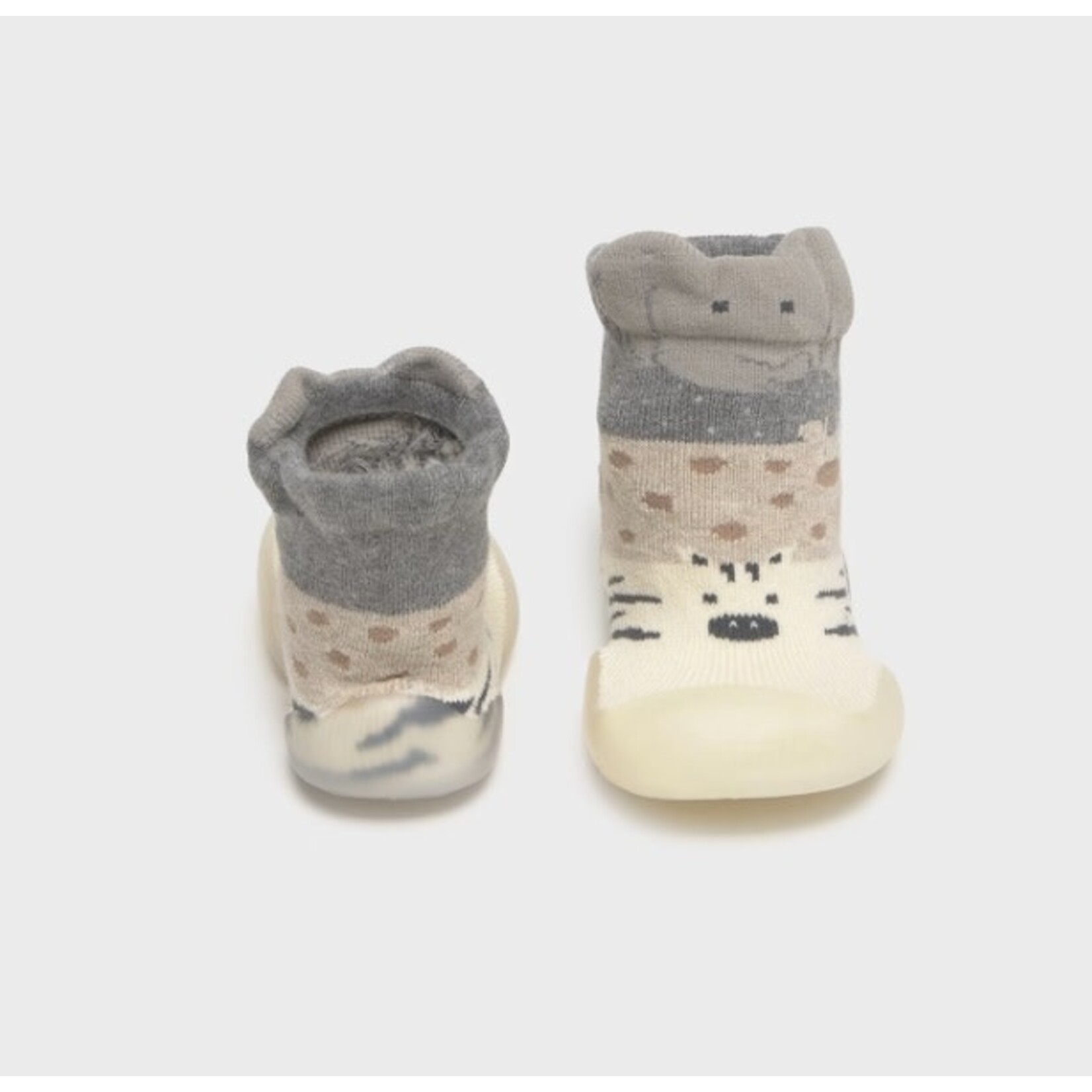 Mayoral MAYORAL - Socks/slippers with non-slip sole- safari neutral