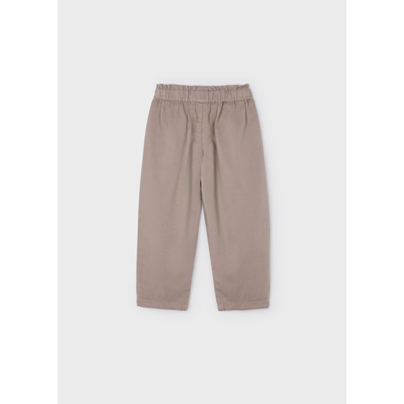 Mayoral MAYORAL - Loose-fitting taupe-colored pants with drawstring