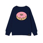 Whistle & Flute WHISTLE AND FLUTE - Chandail coton ouaté léger avec imprimé beigne 'Kawaii - Donut'