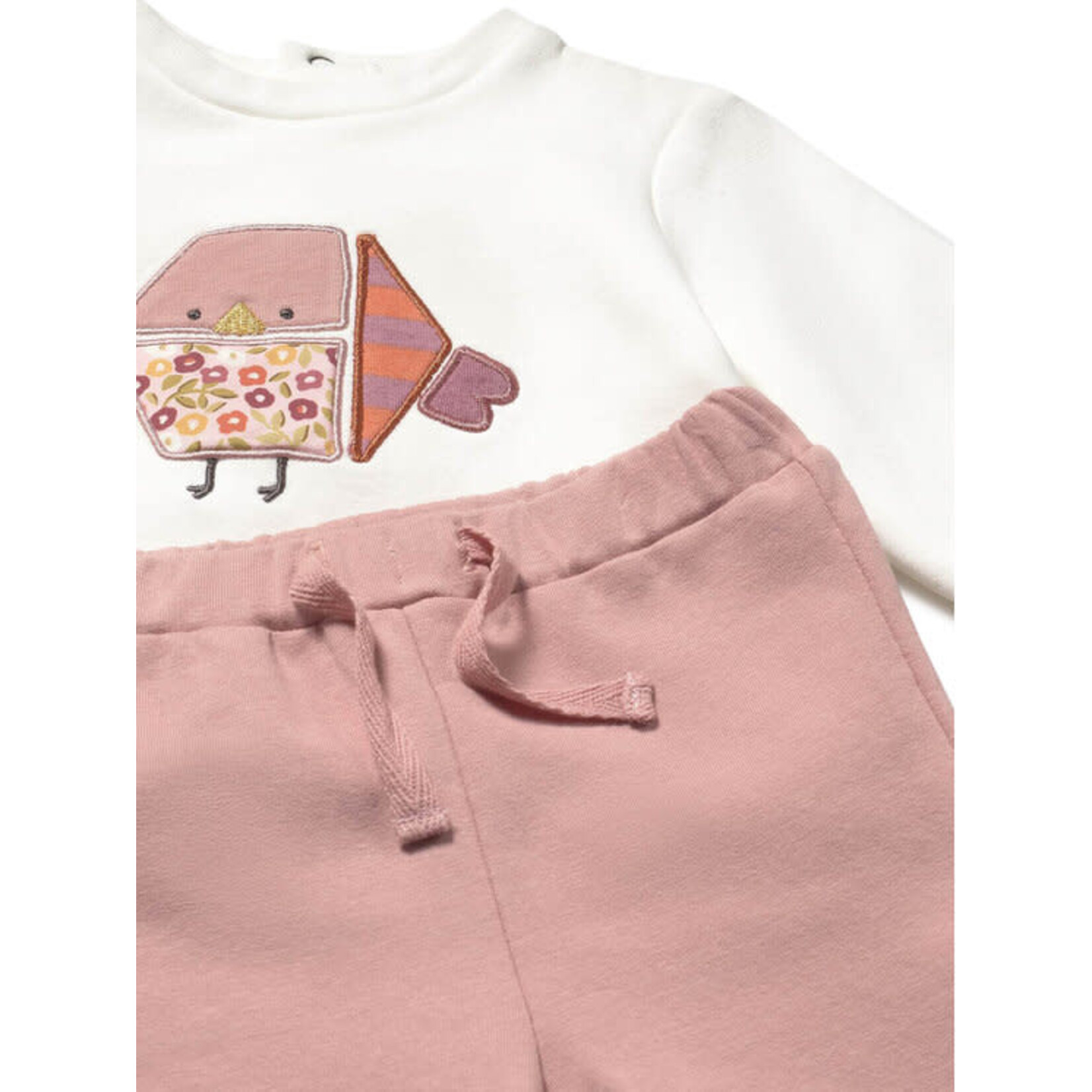 Mayoral MAYORAL - 3-piece set with long-sleeve t-shirt, pants and sleeveless down jacket.