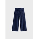 Mayoral MAYORAL - Pantalon bleu marin en velours cotelé à pattes larges