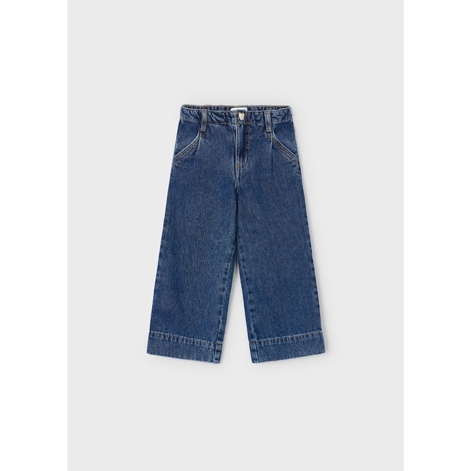 Mayoral MAYORAL - Pantalon style denim foncé et évasé