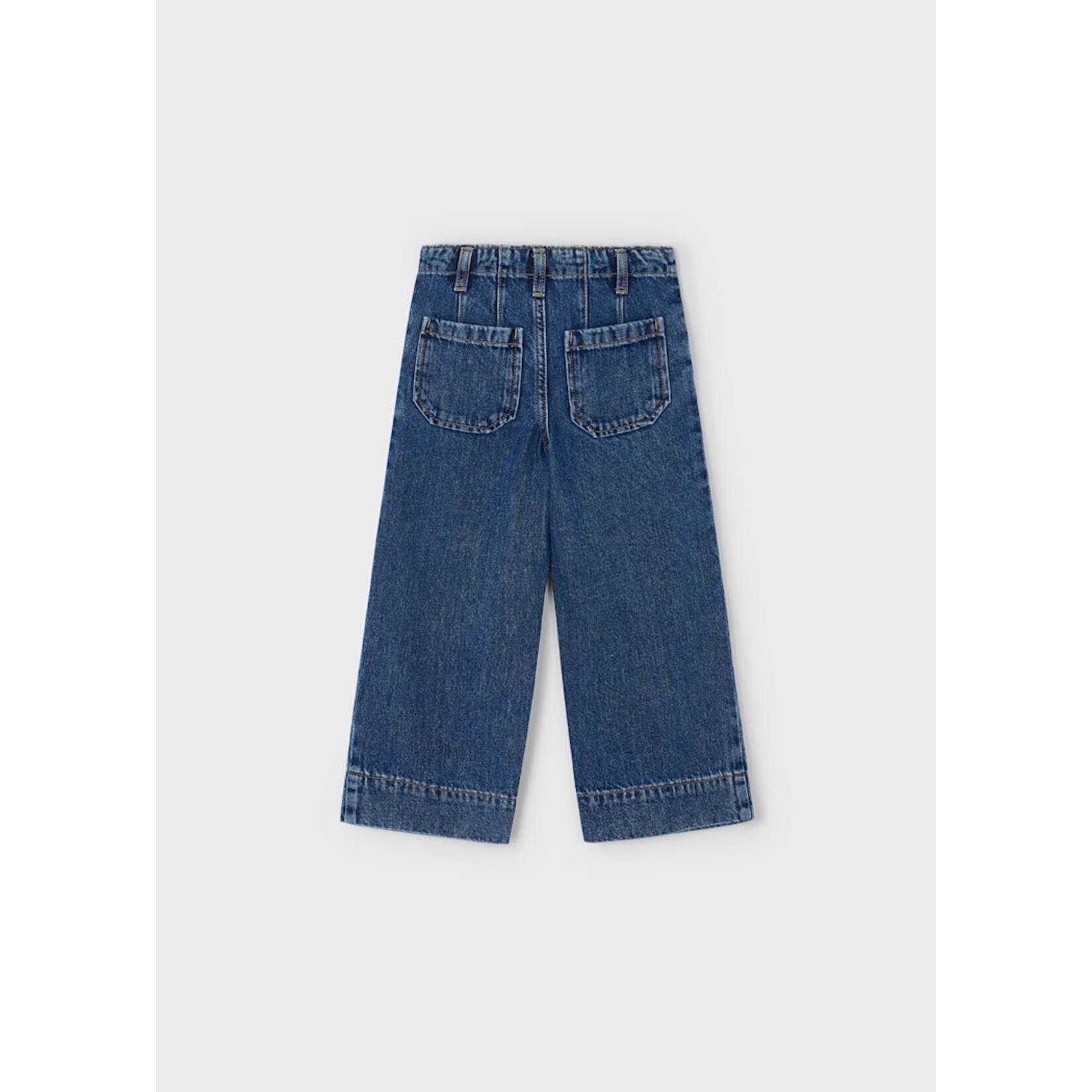 Mayoral MAYORAL - Pantalon style denim foncé et évasé