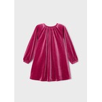Mayoral MAYORAL - Shiny velvet dress 'Cherry Red'