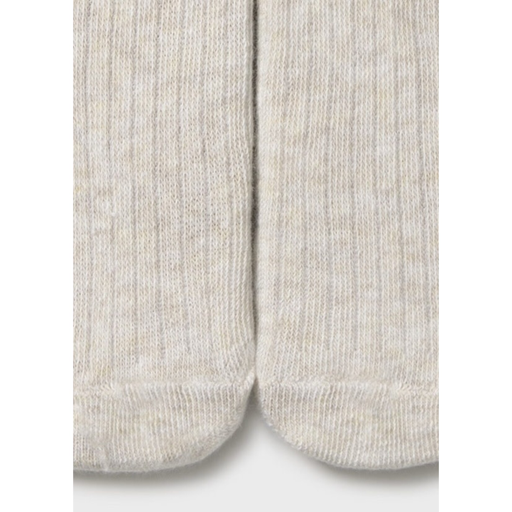 Mayoral MAYORAL - Off-white ribbed tights for babies