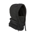 Kombi KOMBI - Fleece Balaclava with Integrated Neck Warmer 'Sasquatch Junior' - Black