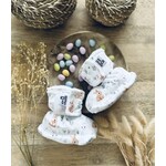 Bébé Ô Chaud BÉBÉ-O-CHAUD - Printed Velcro slippers - Rabbit