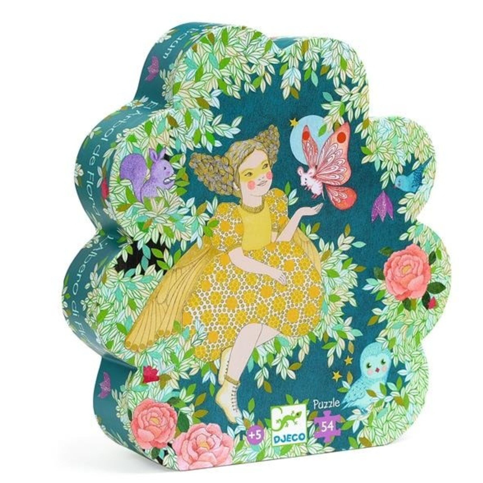 Djeco DJECO - Puzzle silhouette / L'arbre de Flora - 54 pcs