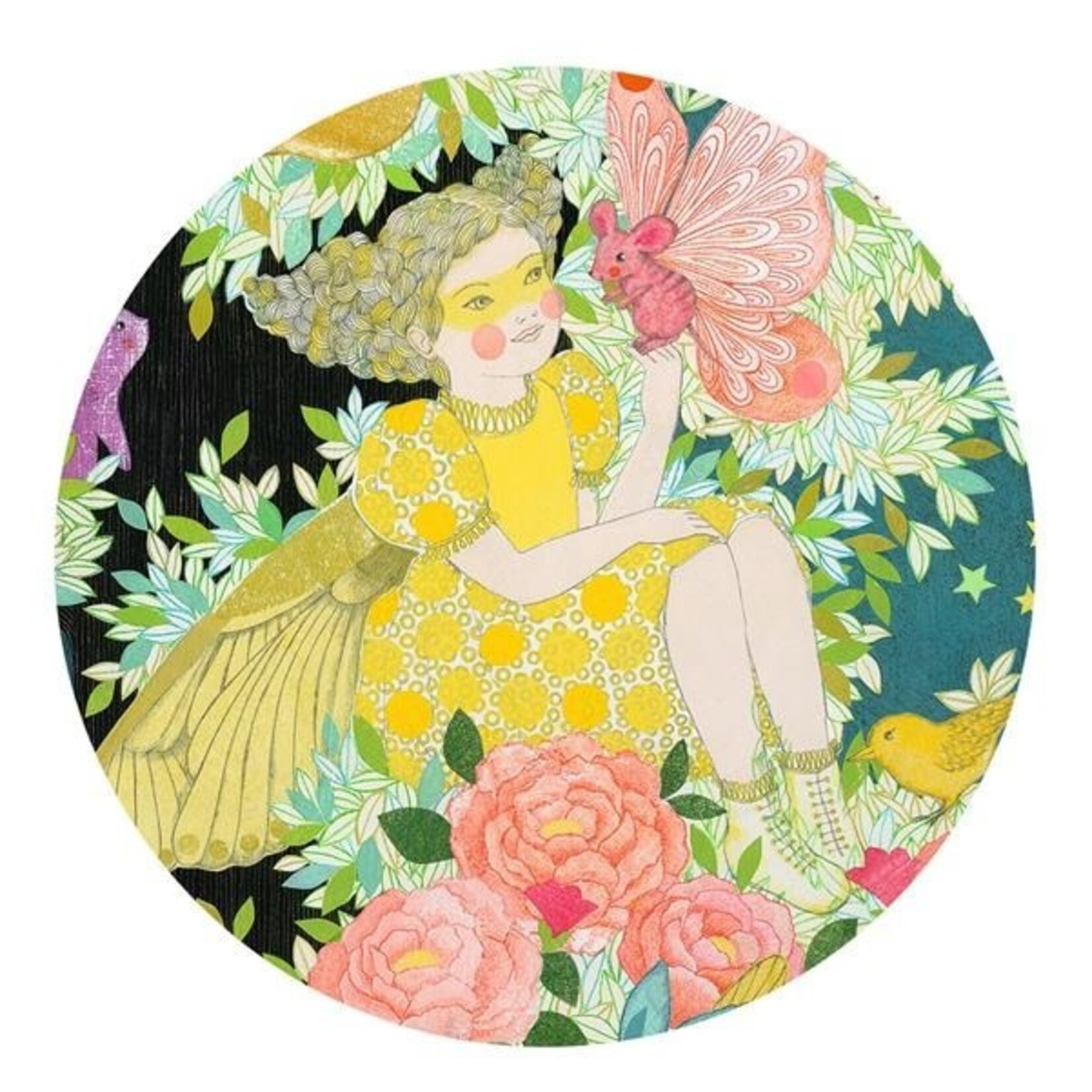 Djeco  DJECO - Silhouette puzzle / Flora's tree - 54 pcs