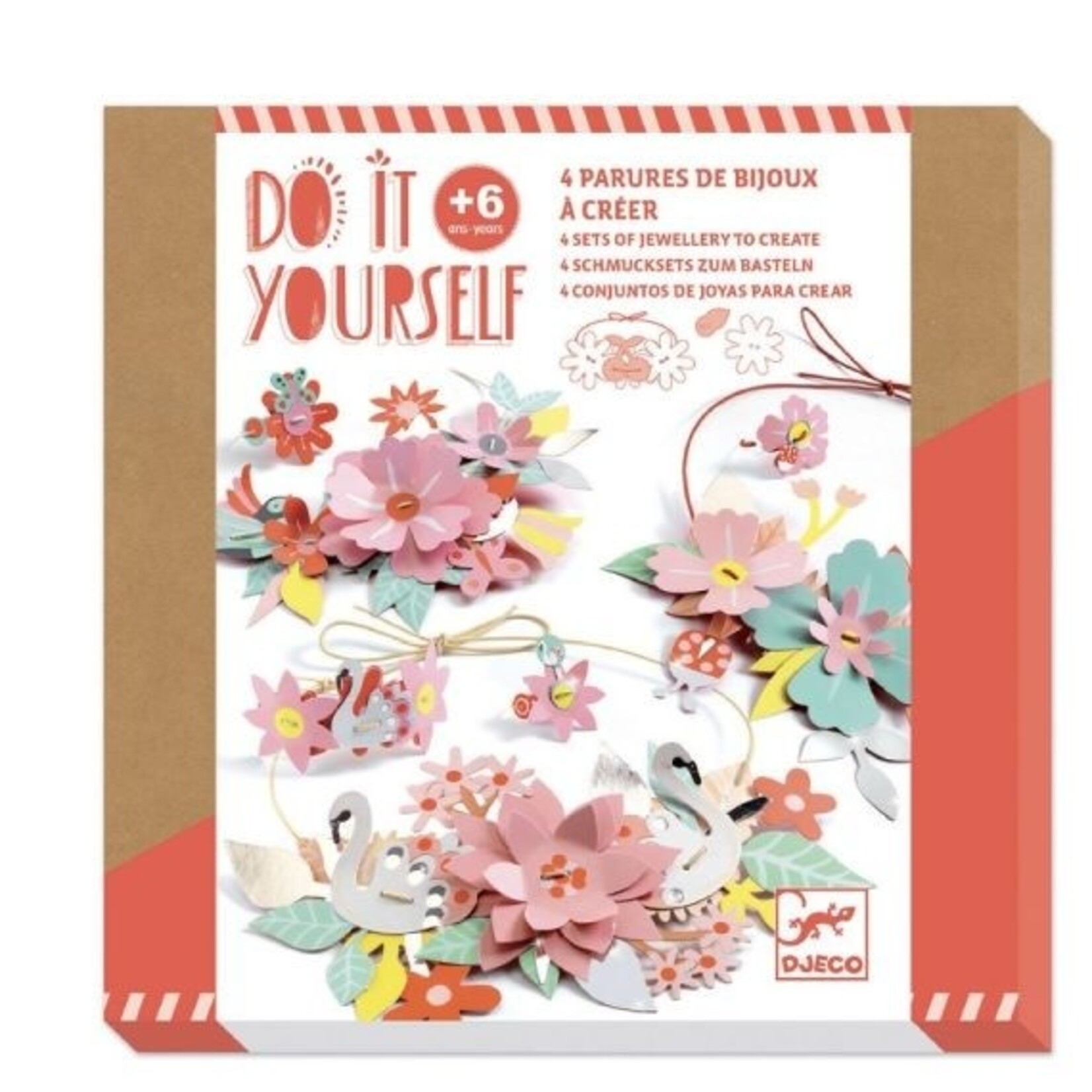 Djeco DJECO - DIY / 'Colorful Joy': 4 jewelry sets